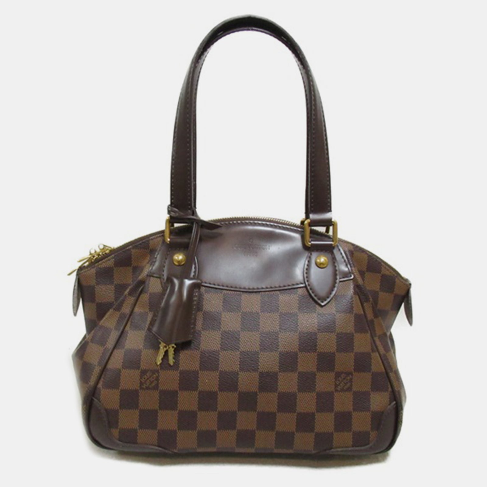 Louis Vuitton Braune Damier Ebene Canvas PM-Umhängetasche