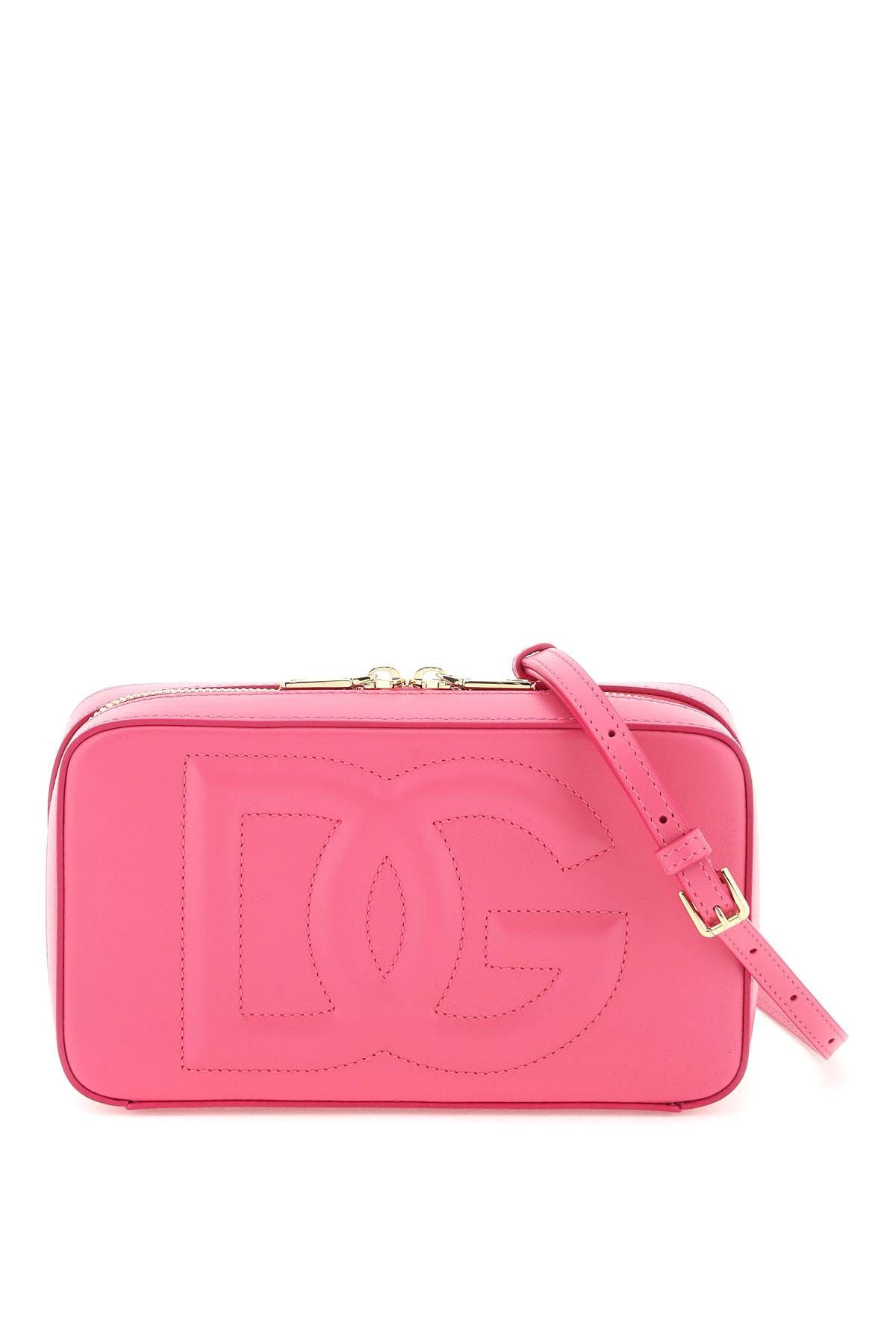 Dolce & Gabbana Leather Camera Bag With Logo