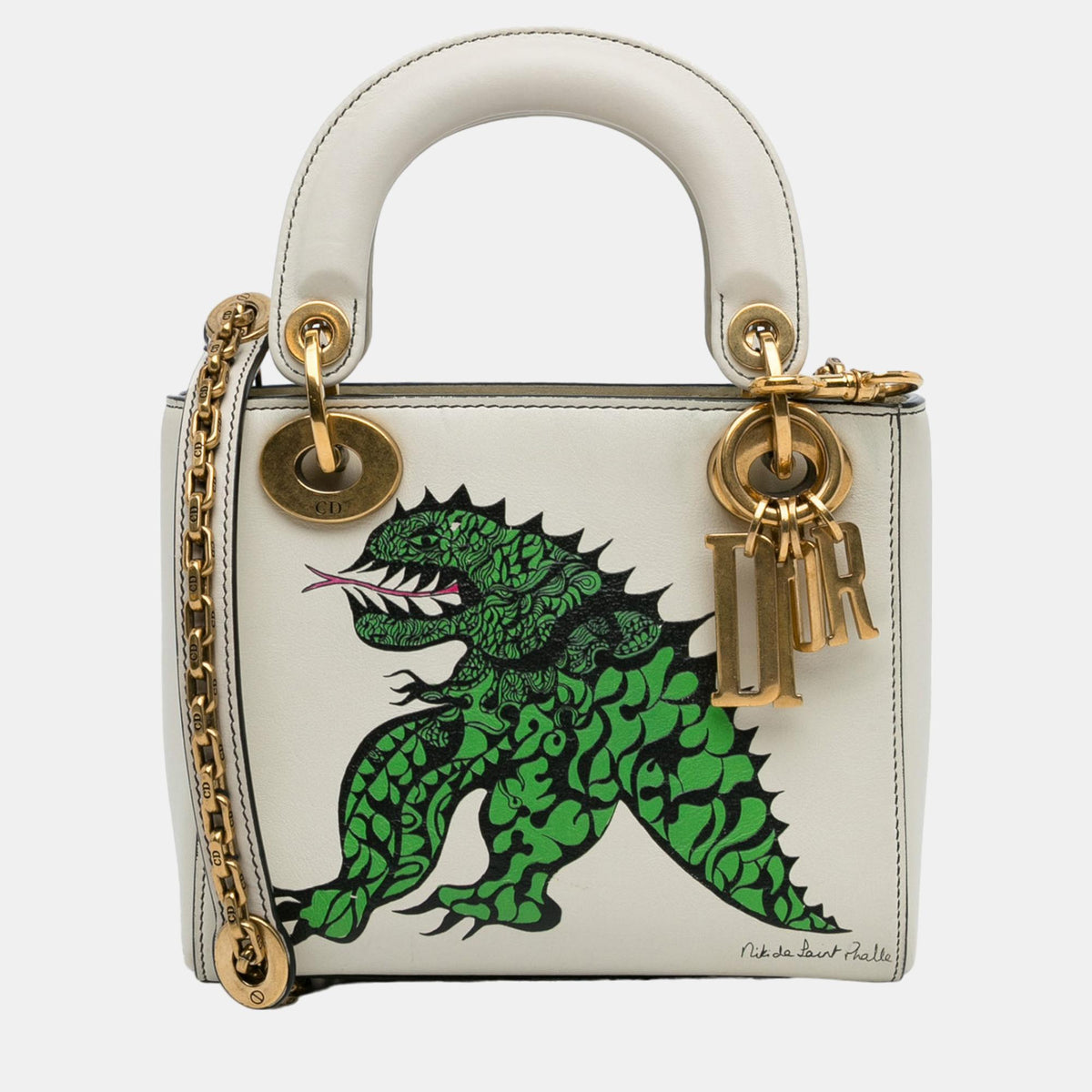 Dior White x Niki De Saint Phalle Limited Edition Mini Dragon Lady Dior