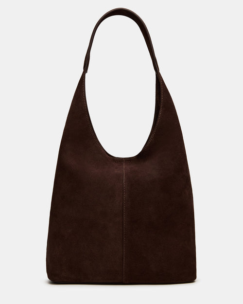 Women's Autumn Bag - Chocolate - Suede