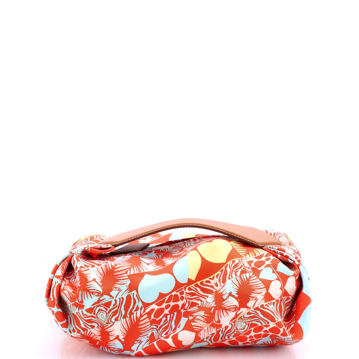 Herm?s Balusoie Bag Printed Silk and Leather