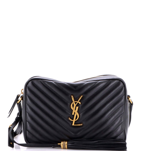 Lou Camera Bag Matelasse Chevron Leather Small