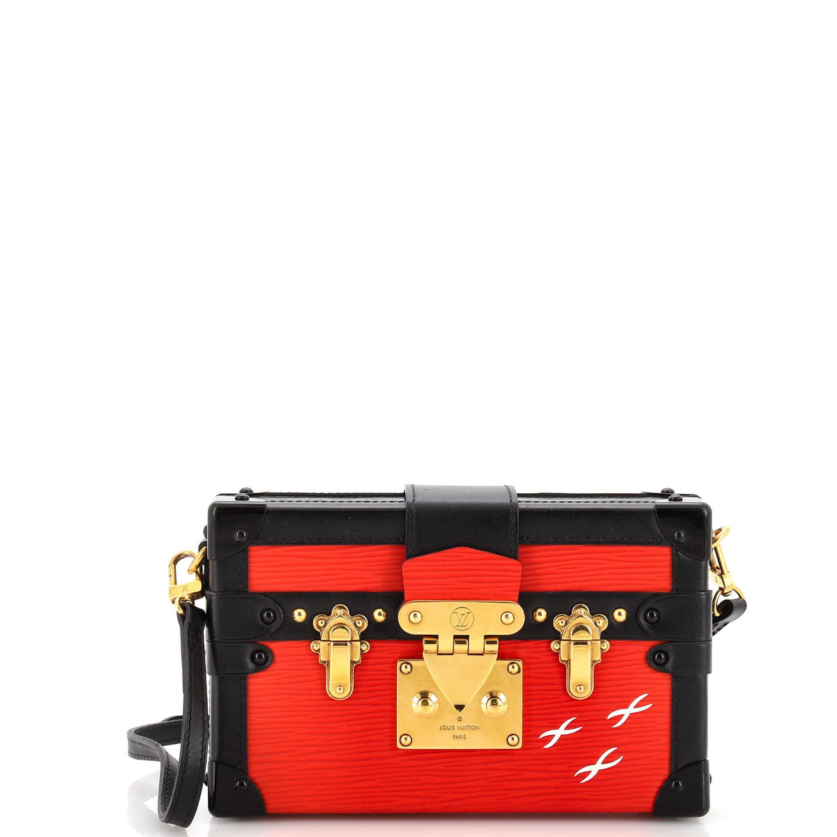 Louis Vuitton Petite Malle Handbag Epi Leather