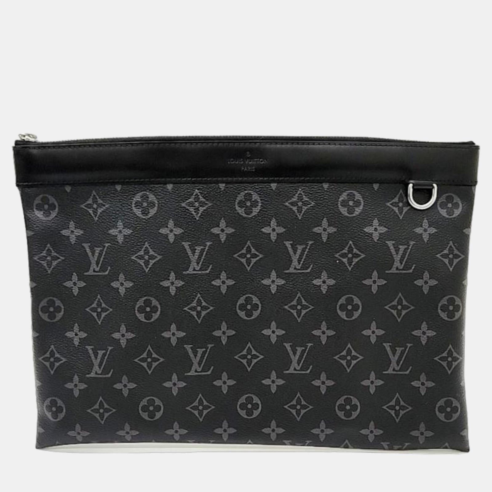 Louis Vuitton Pochette Apollo en toile noire avec monogramme Eclipse