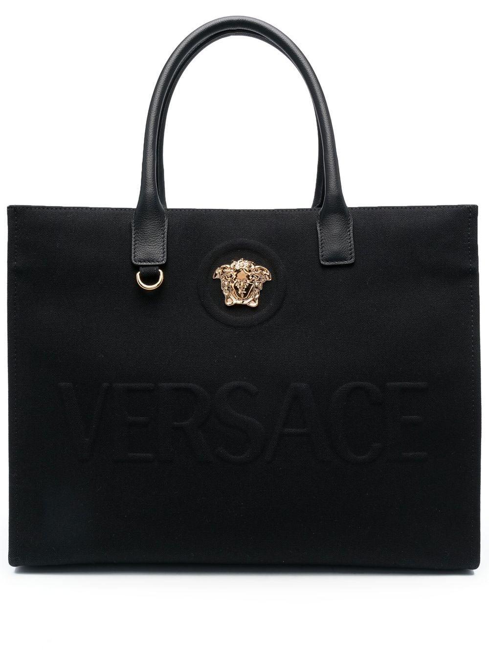 Versace Women's La Medusa Tote Bag in Nero | 10047411A03095