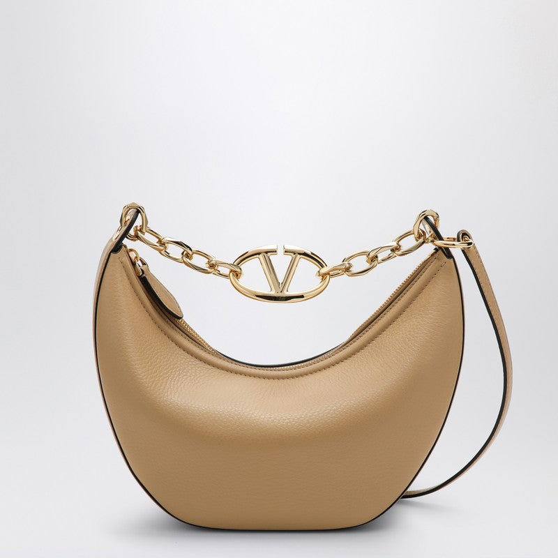 Pucci Vlogo Moon Cappuccino-coloured Small Hobo Bag