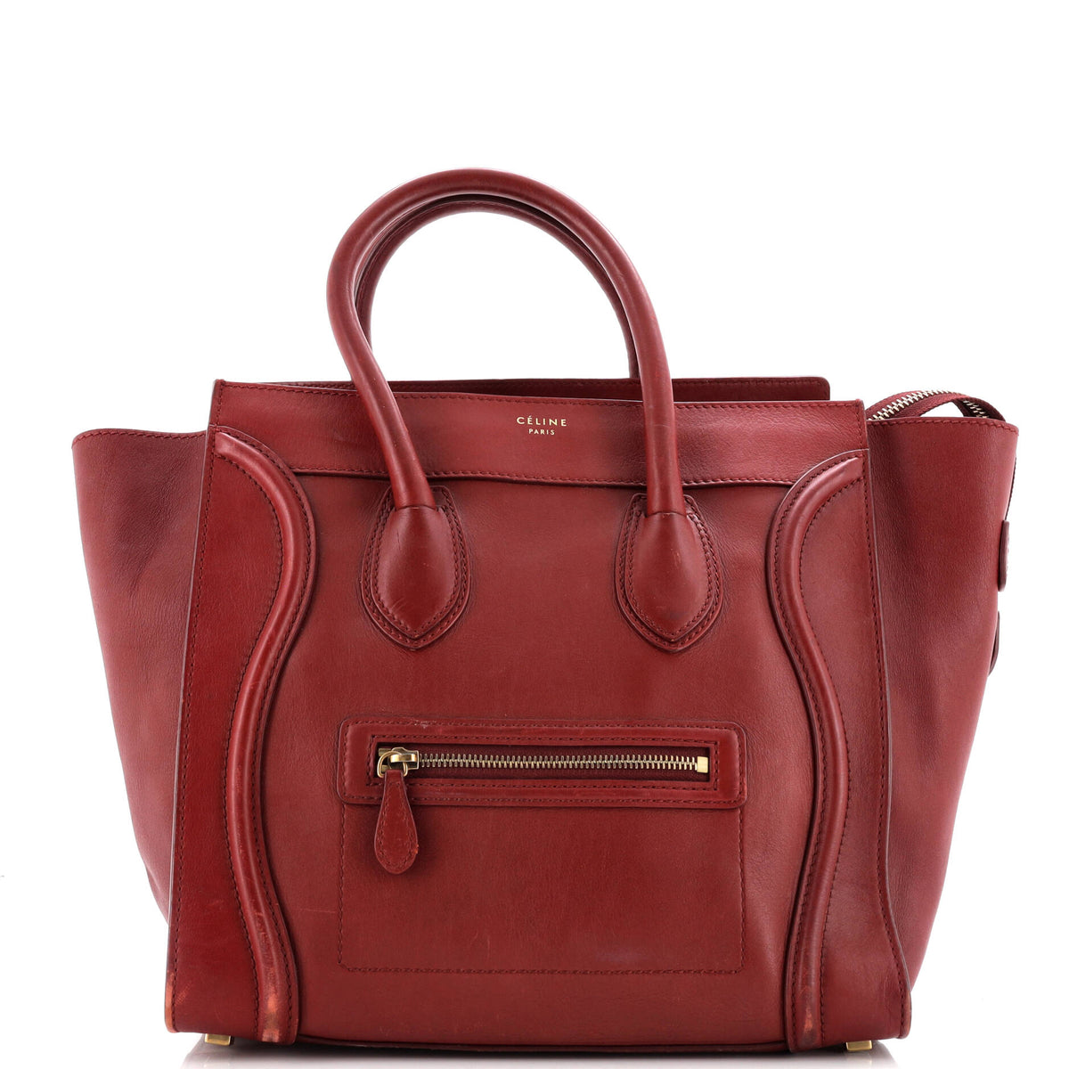 Celine CELINE Luggage Bag Smooth Leather Medium
