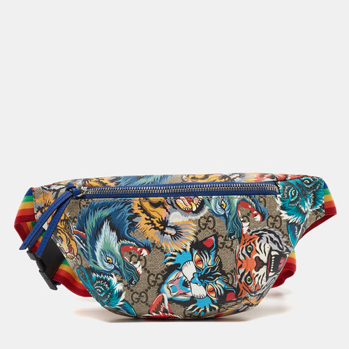Multicolor Printed GG Supreme Canvas Belt Bag