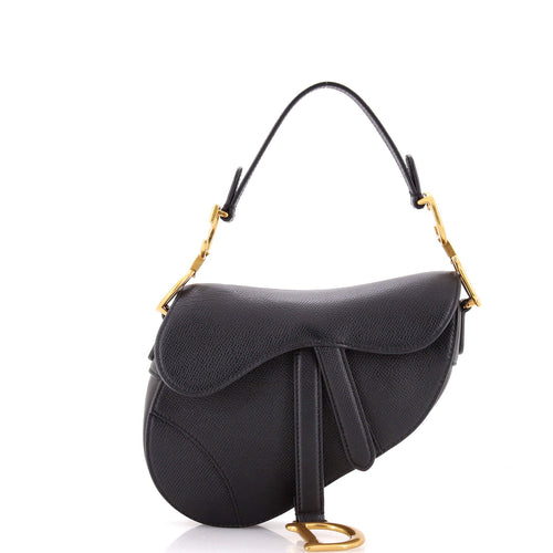 Saddle Handbag Leather Mini