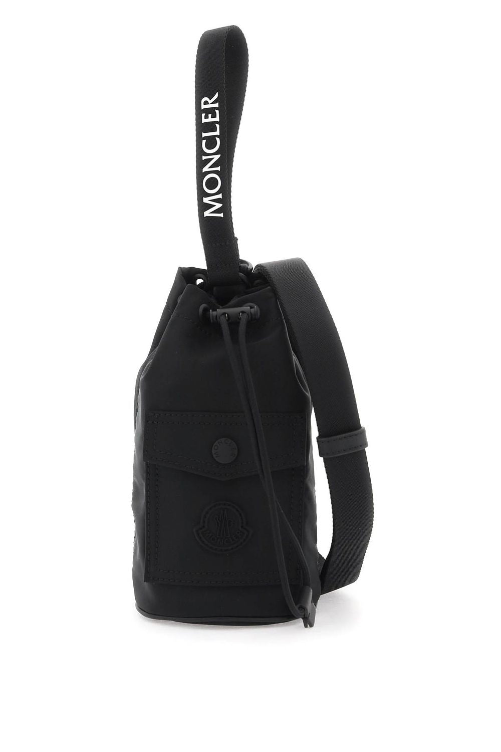 Moncler Women's Mini Bucket Bag in Nero | 6A00001M3873