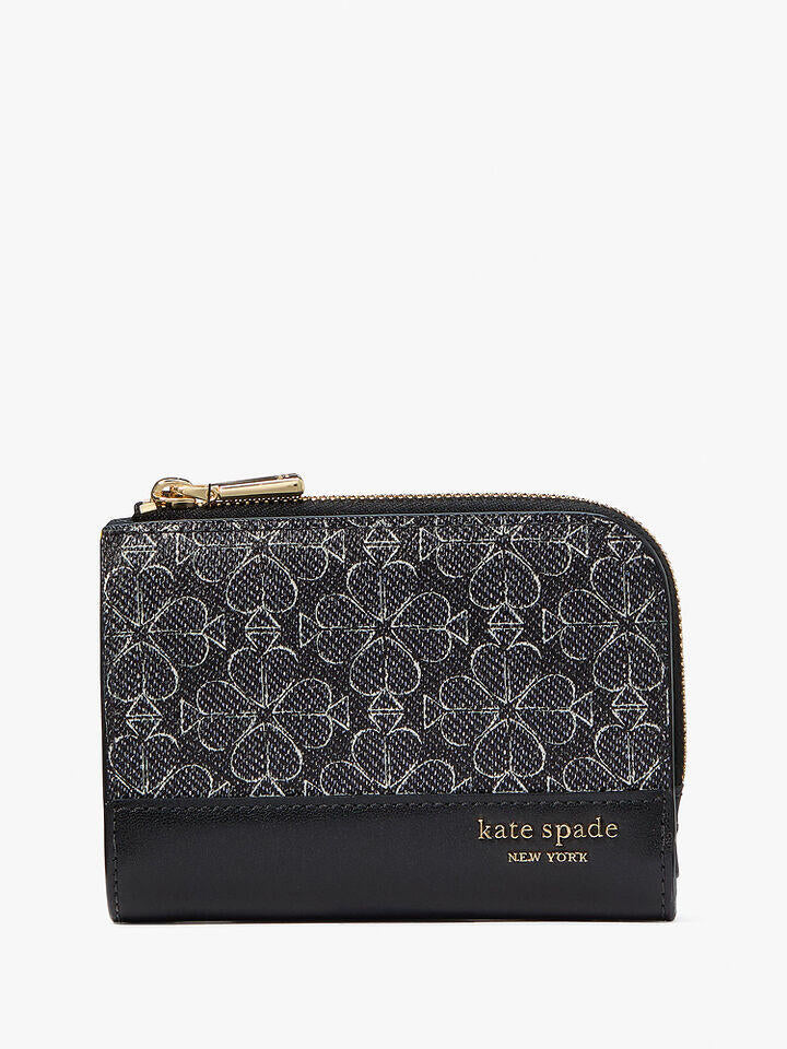 Kate Spade Au Spade Flower Small Compact Wallet