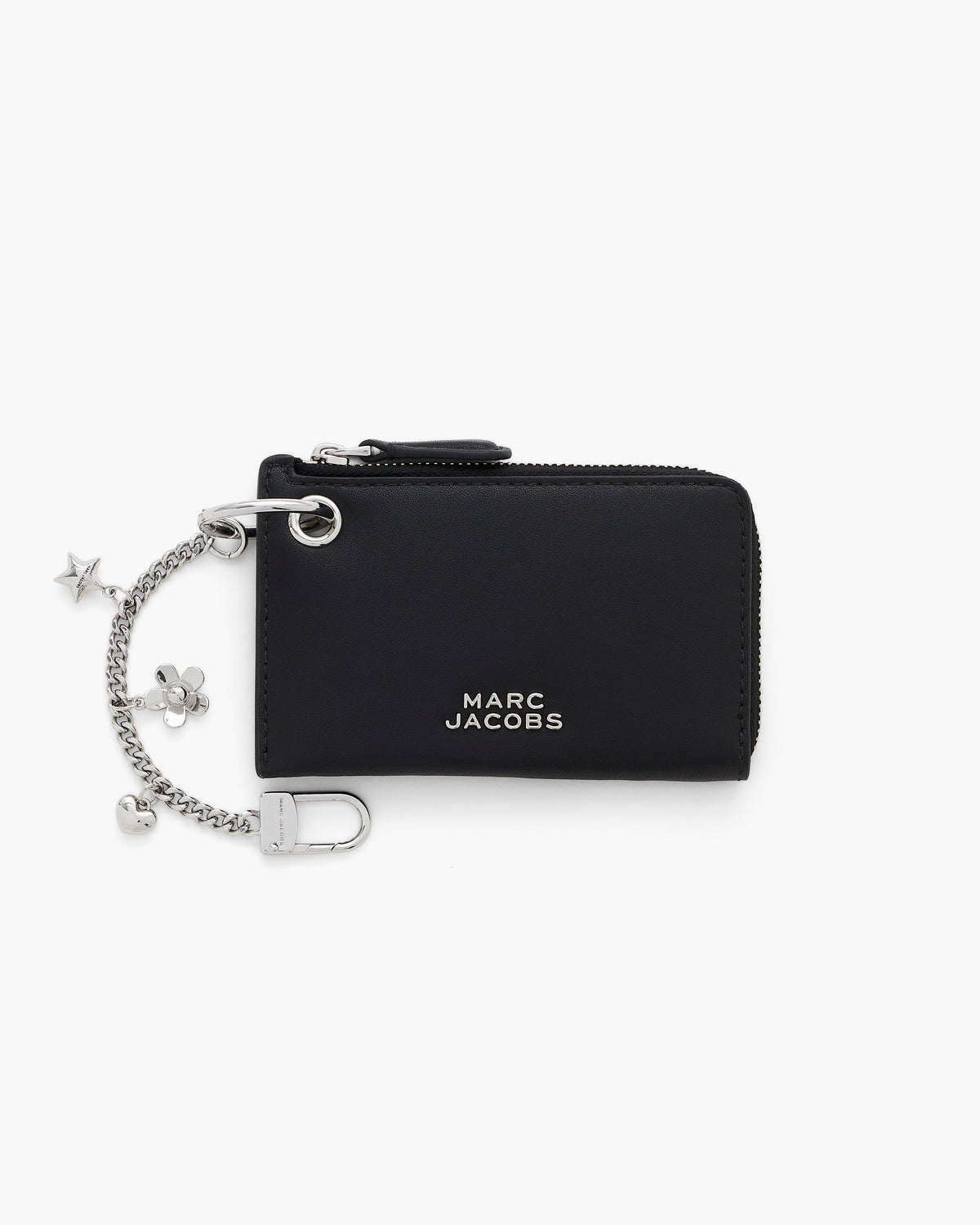 Marc Jacobs Marc Jacobs The Everyday Top Zip Charm Wallet in Black
