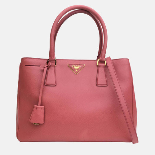 Red Leather Medium Galleria Totes