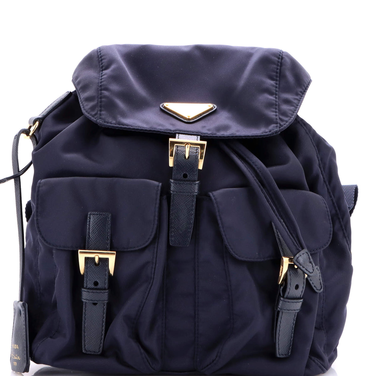 Prada PRADA Re-Edition 1978 Pocket Backpack Re-Nylon with Saffiano Leather Small