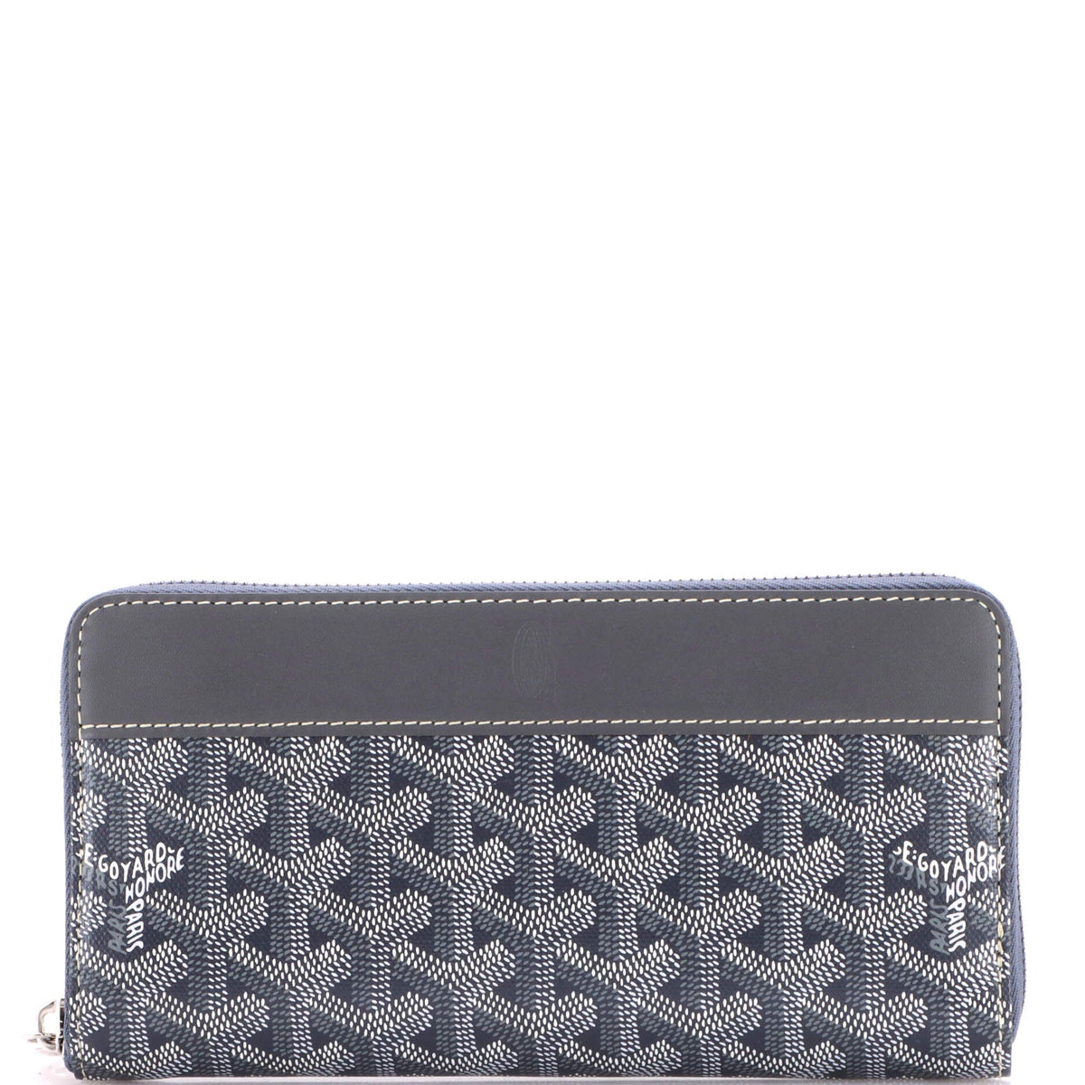 Goyard GOYARD Matignon Zip Wallet Coated Canvas with Leather