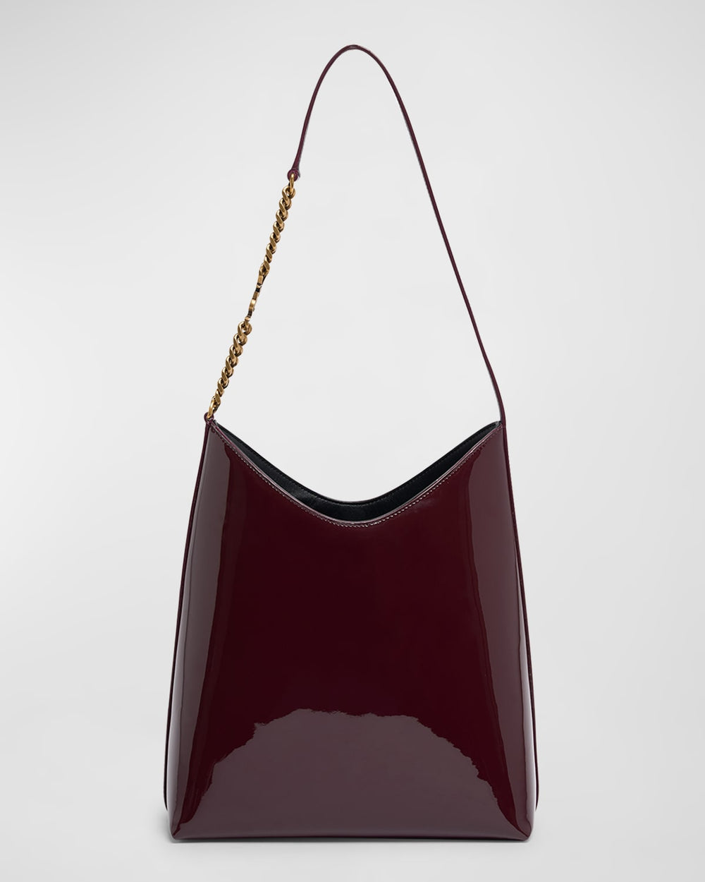 Sac Patent Leather Hobo Bag