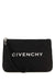 Women's Raffia Clutch Bag With Logo in Black | BB60KSB1TX