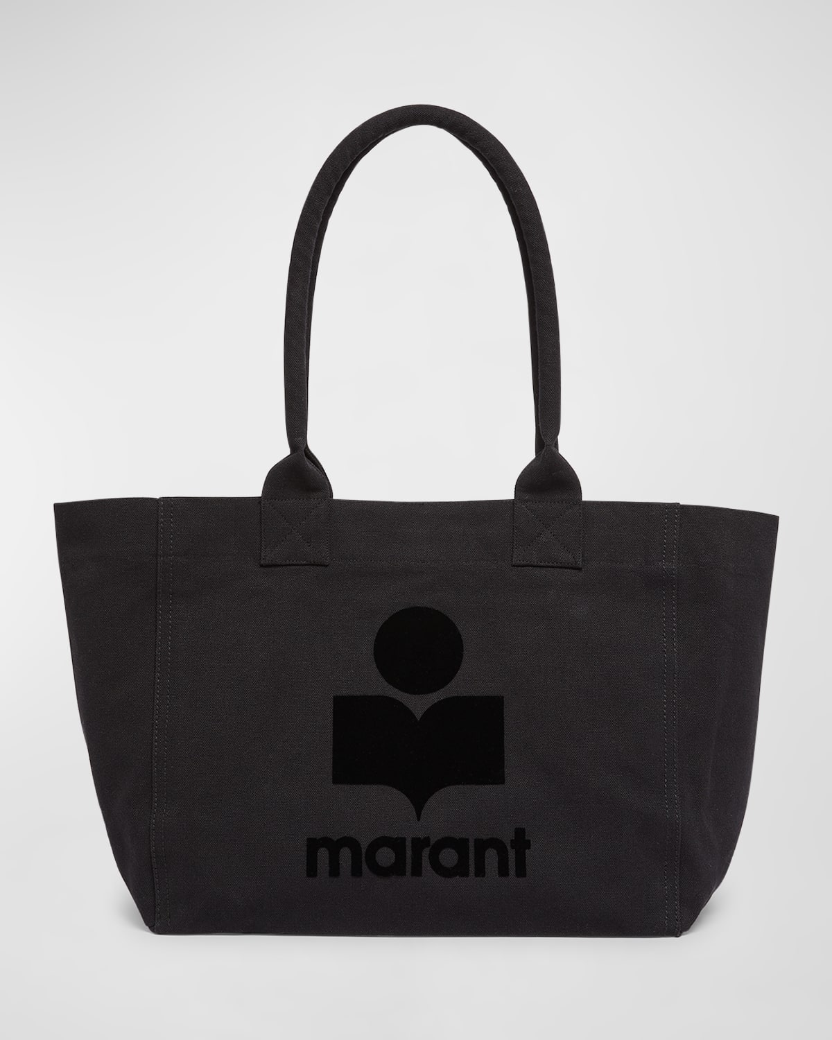 Isabel Marant Yenky Zip Canvas Cotton Tote Bag