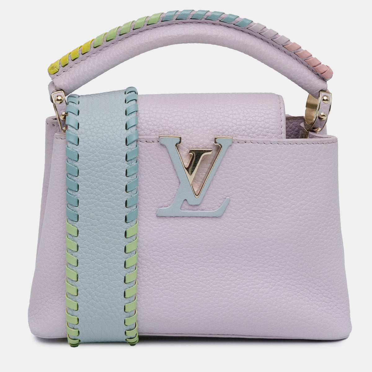 Louis Vuitton Taurillon Capucines Mini Rainbow Wisteria