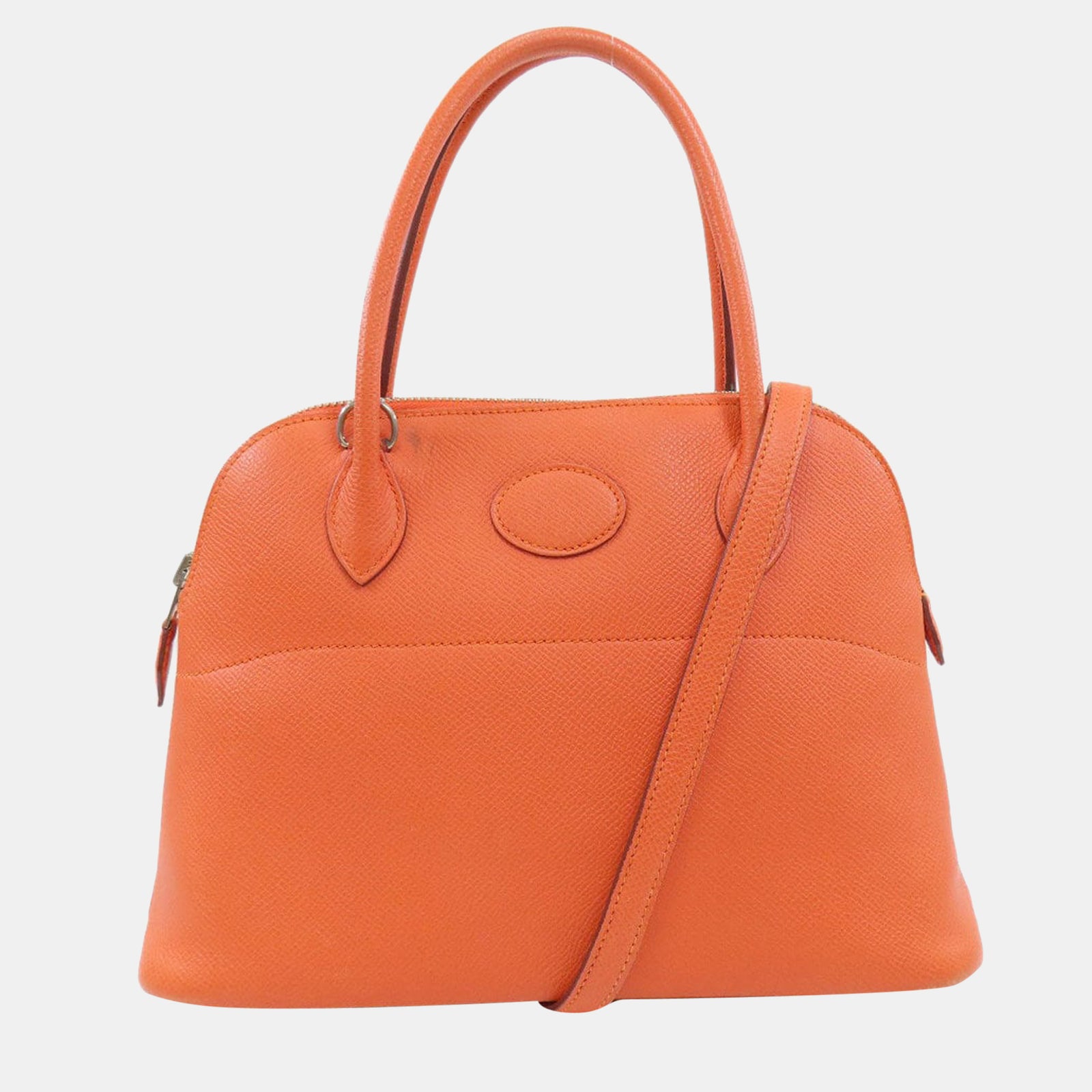 Herm?s Bolide 27 Orange Handbag Epson Ladies