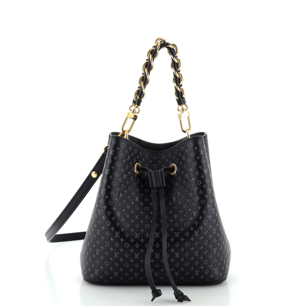 Louis Vuitton NeoNoe Handbag Nano Monogram Leather BB