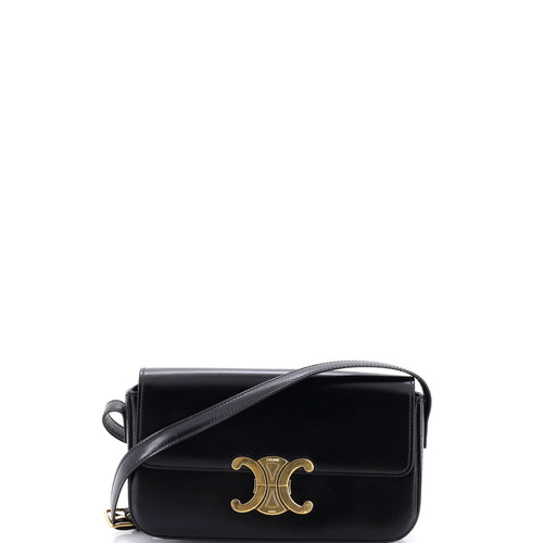CELINE Triomphe East-West Shoulder Bag Smooth Calfskin