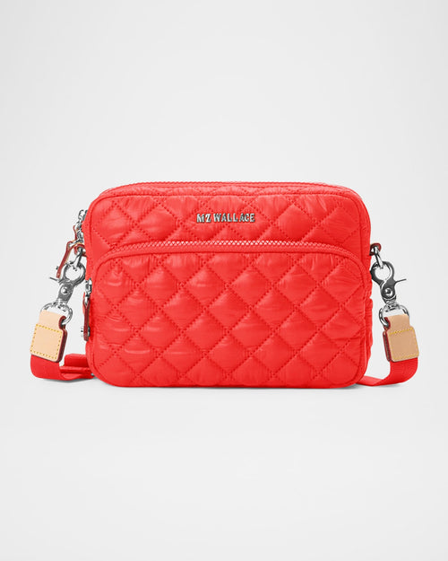 MSmall Quilted Camera Crossbody Bag