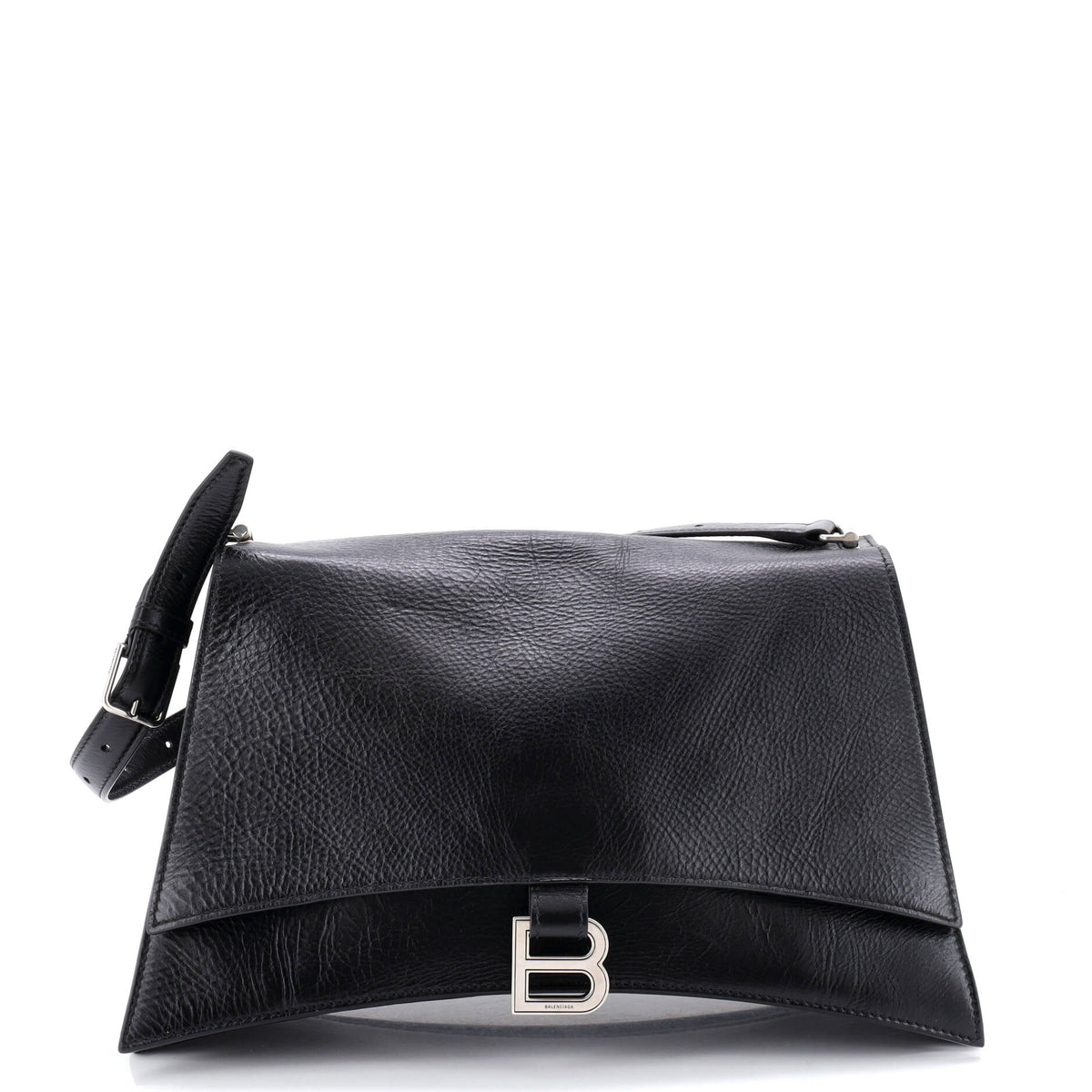 Balenciaga Crush Sling Shoulder Bag Leather Medium