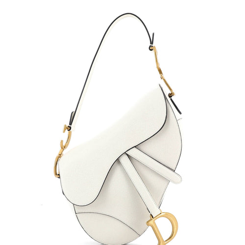 Saddle Handbag Leather Medium