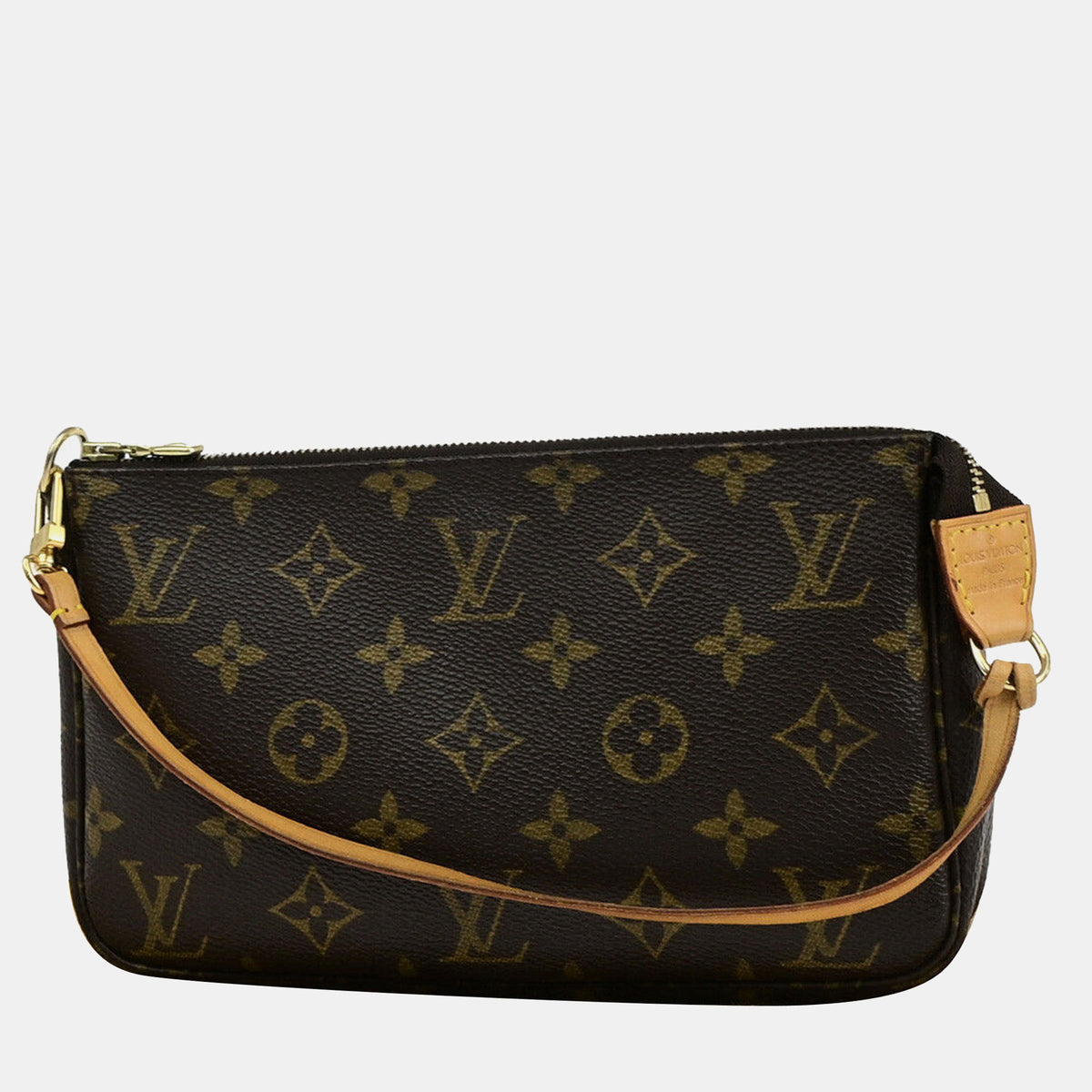 Louis Vuitton Brown Canvas Pochette Accessoires Shoulder Bag