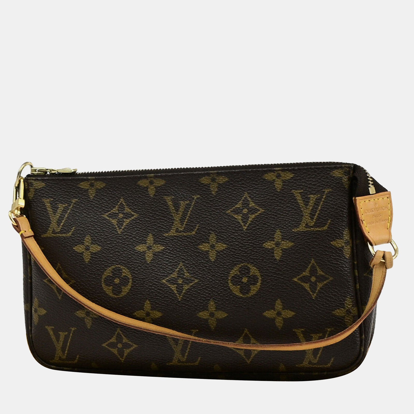 Louis Vuitton Braune Canvas Pochette Accessoires Umhängetasche