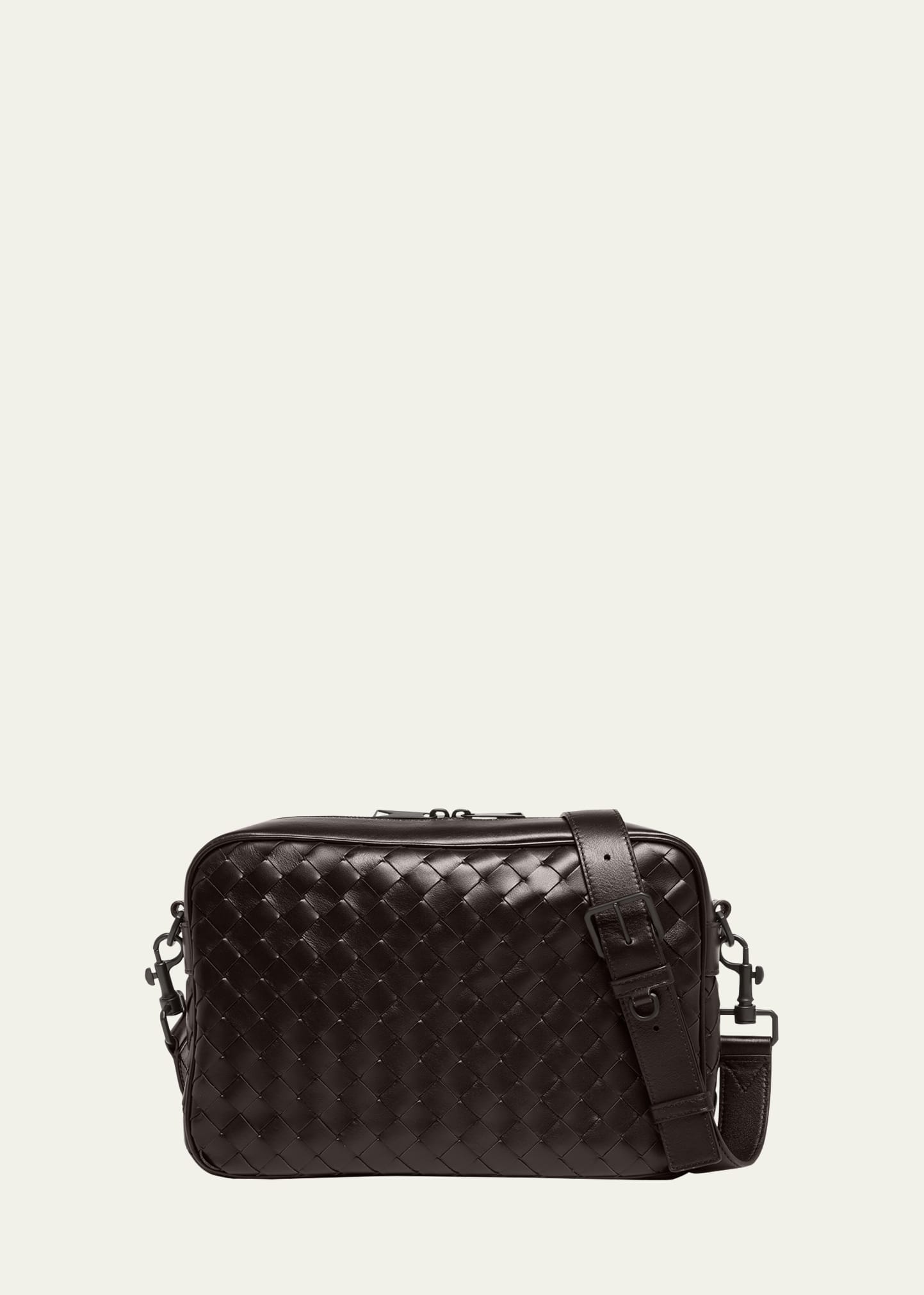 Bottega Veneta Sac à bandoulière moyen Intrecciato pour hommes