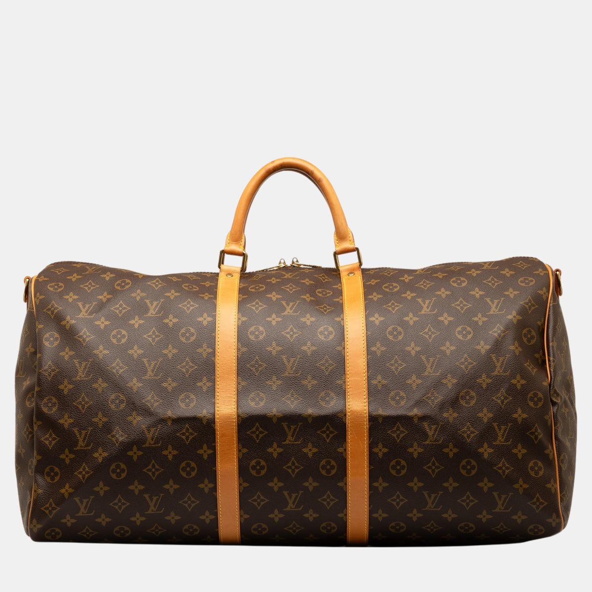 Louis Vuitton Brown Monogram Keepall 60