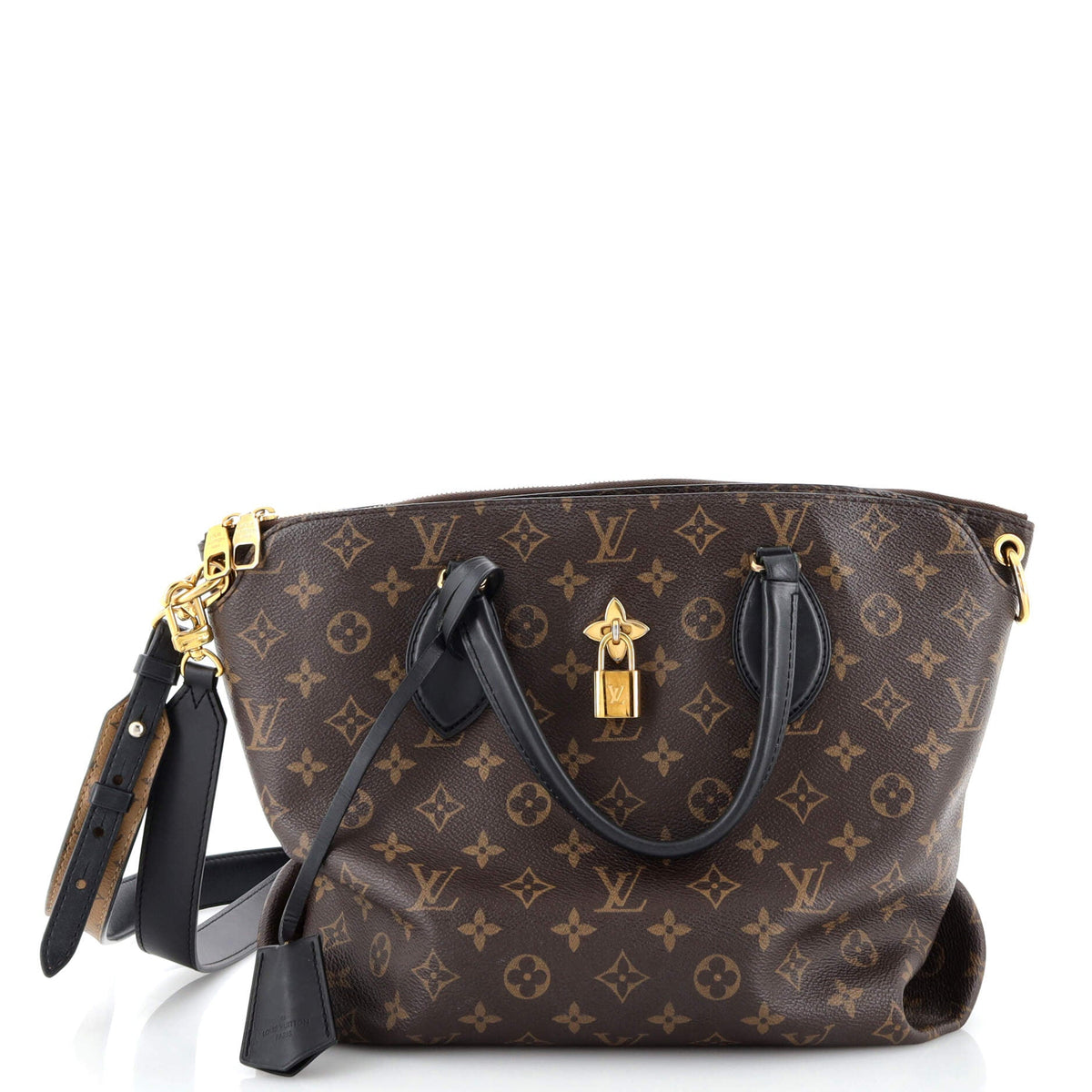 Louis Vuitton Flower Zipped Tote Monogram Canvas MM