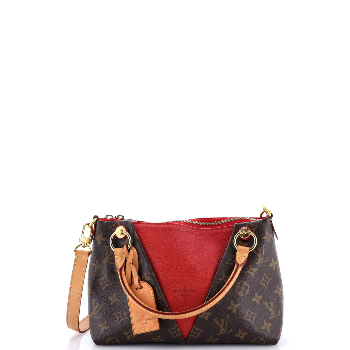 Louis Vuitton V Tote Monogram Canvas and Leather BB