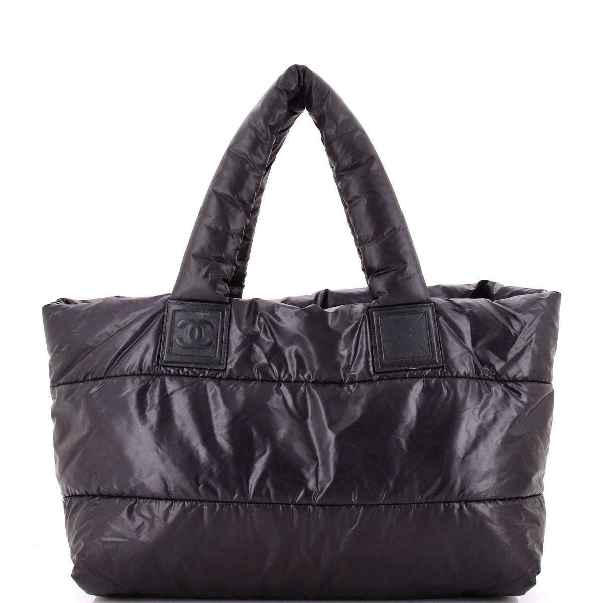 Chanel CHANEL Coco Cocoon Reversible Tote Quilted Nylon Medium