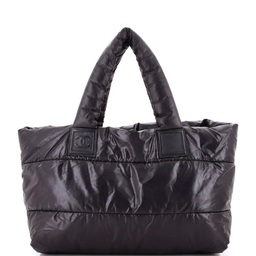 CHANEL Coco Cocoon Reversible Tote Quilted Nylon Medium