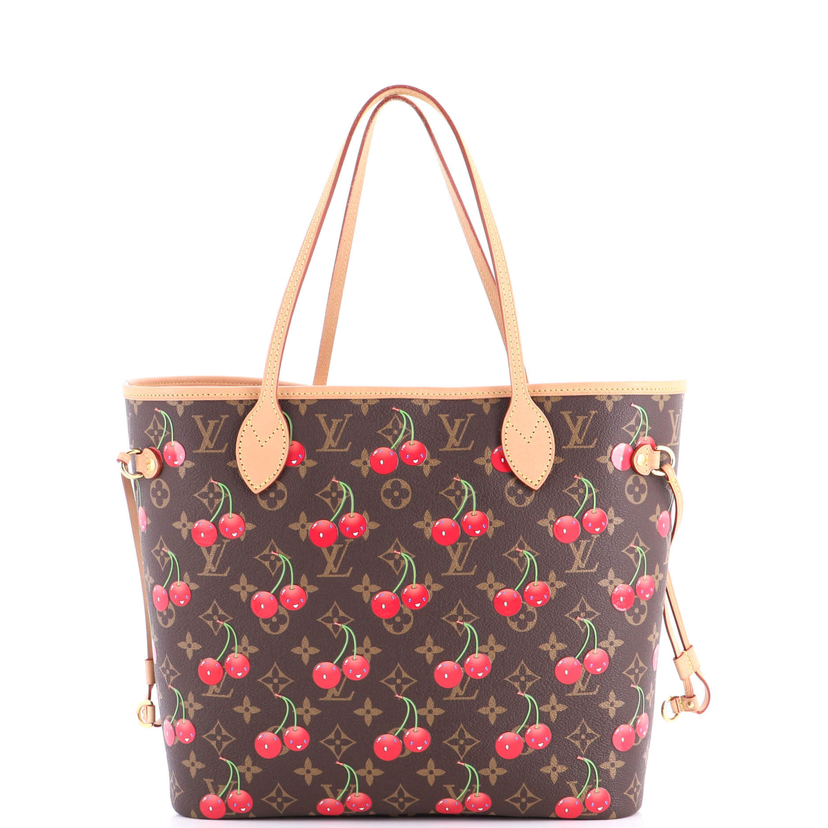 Louis Vuitton x Takashi Murakami Neverfull NM Tote Limited Edition Monogram Cerises MM
