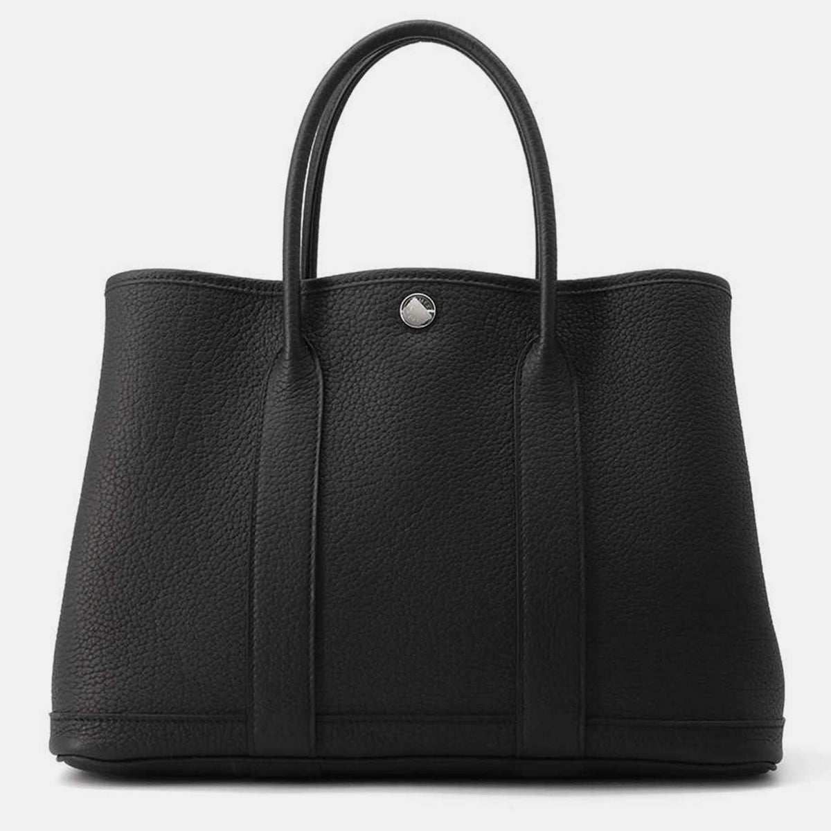 Hermès Black Negonda Leather Garden Party Bag TPM