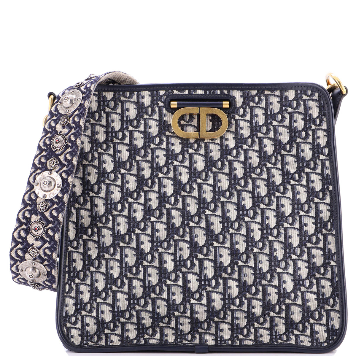 Christian Dior CD Hobo Bag Oblique Canvas