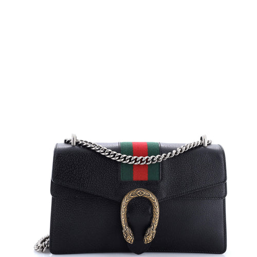 GUCCI Web Dionysus Bag Leather Small