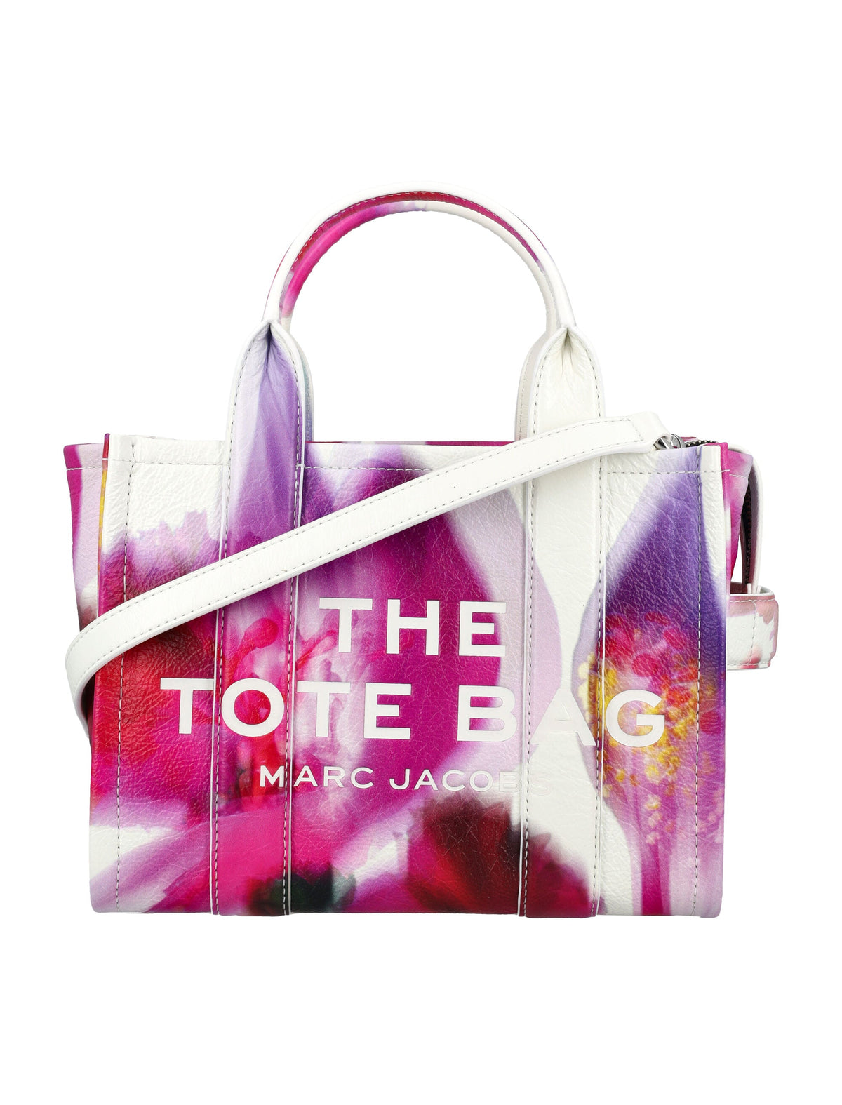 Marc Jacobs Women's The Future Floral Leather Small Tote Bag | 24A2P4HTT053H02 Color 101