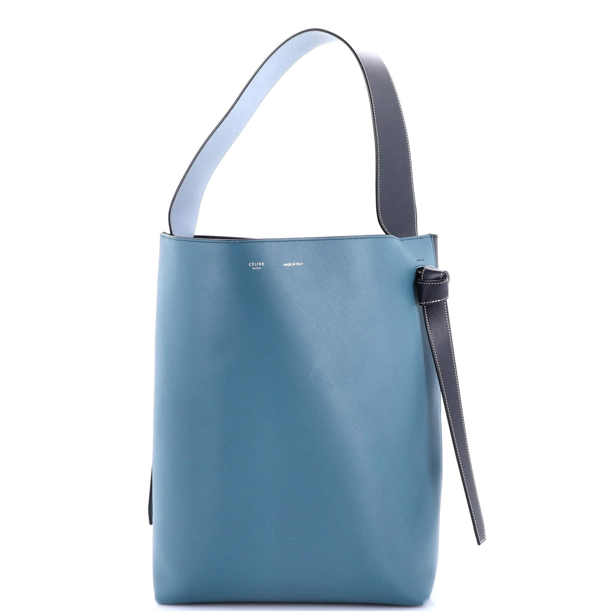 Celine CELINE Twisted Cabas Tote Calfskin Small