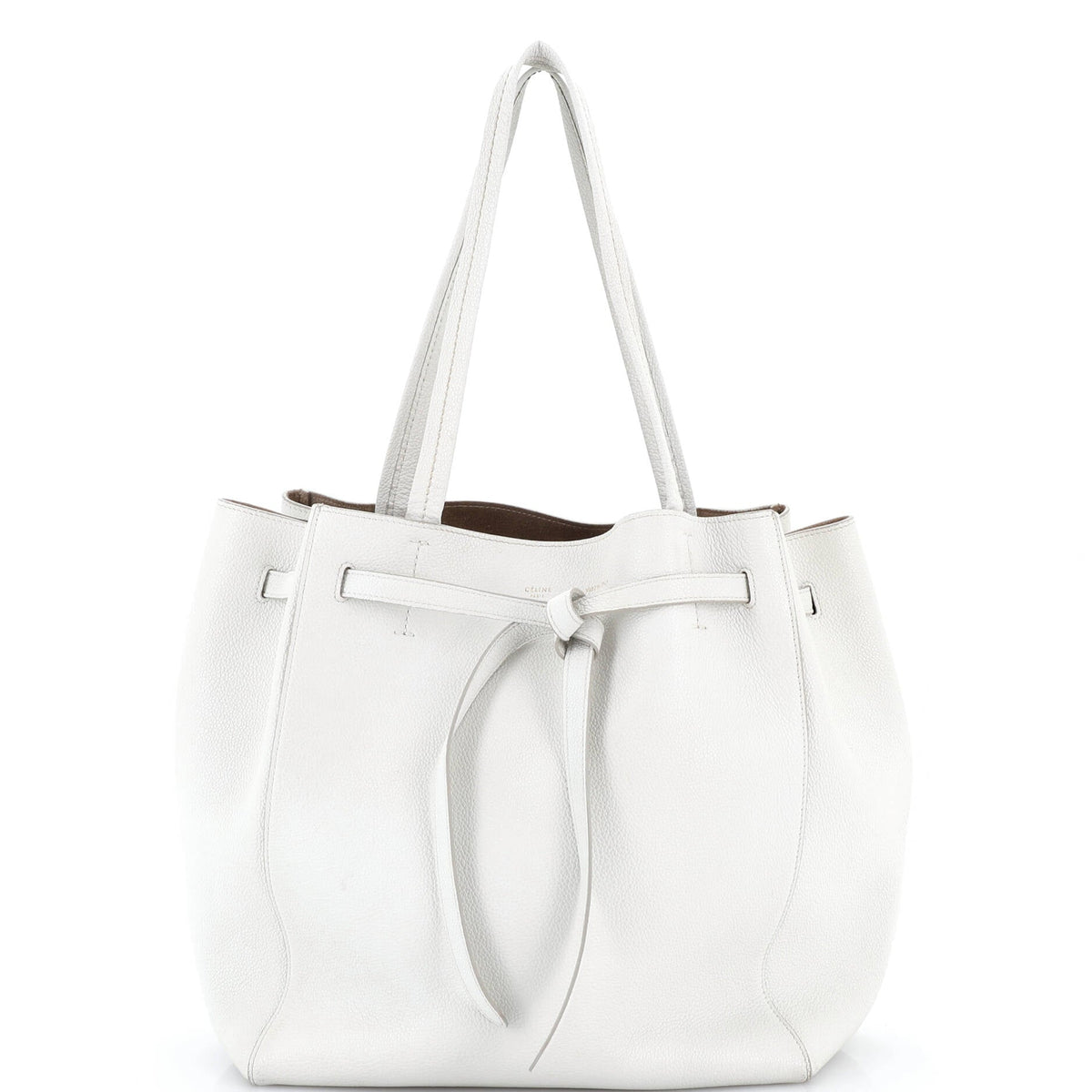 Celine CELINE Phantom Tie Cabas Tote Leather Medium