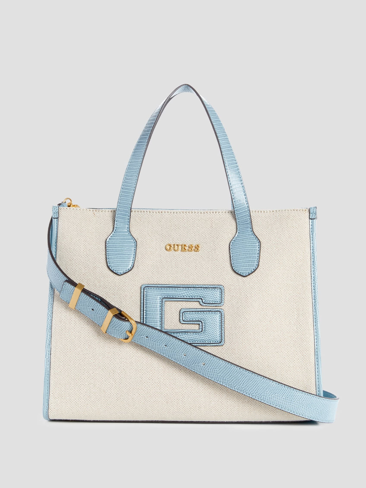 Guess G Status Snake-embossed Tote