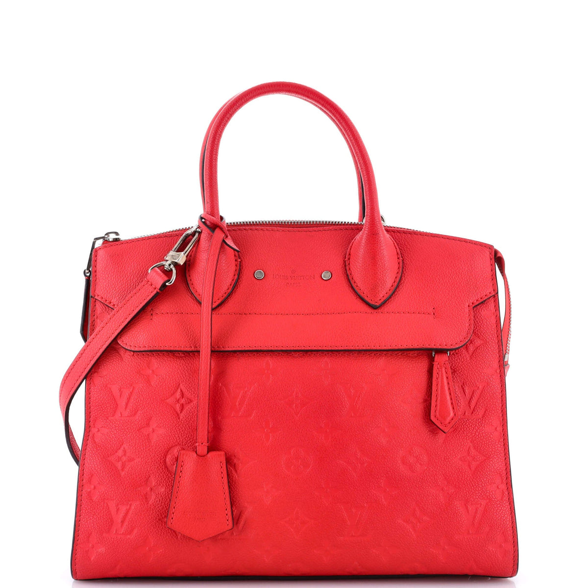 Louis Vuitton Pont Neuf Handbag Monogram Empreinte Leather MM