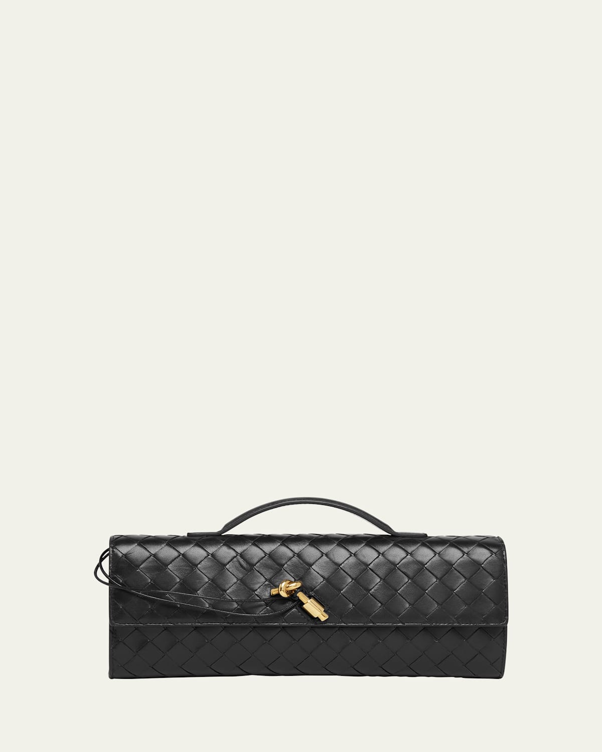 Bottega Veneta Long Andiamo Clutch Bag with Handle