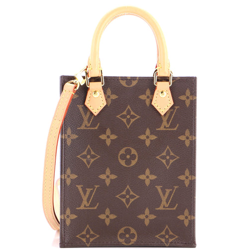 Petit Sac Plat Bag Monogram Canvas