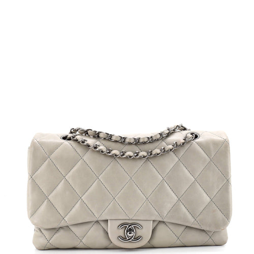 CHANEL 3 Flap Bag Quilted Lambskin Medium