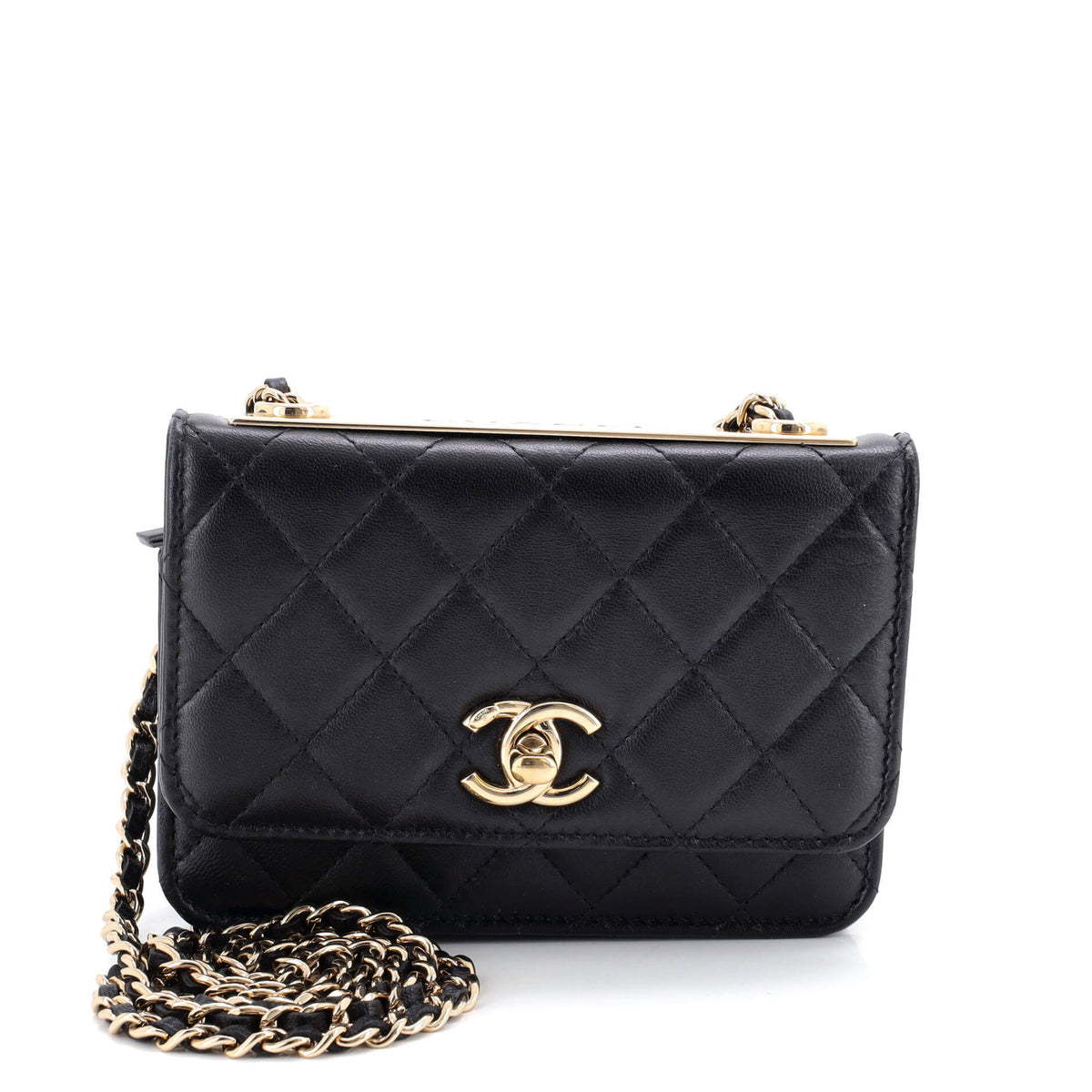 Chanel CHANEL Trendy CC Wallet on Chain Quilted Lambskin Mini